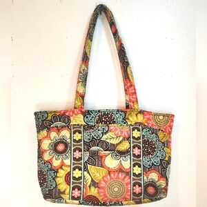 Vera‎ Bradley Medium Sized Flower Shower Mandy Bag/Purse